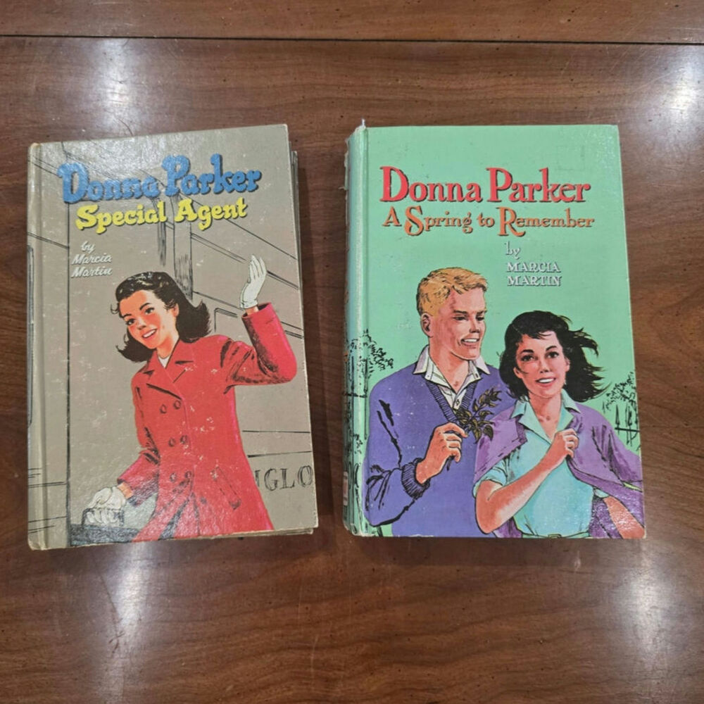 2 Vintage Donna Parker Special Agent and A spring to remember Marcia Martin